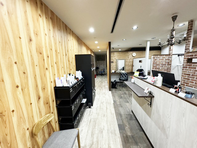 【約120万円で開業可能！】野幌エリア 1階約31坪 美容室居抜き物件！ : 野幌エリア1階路面30坪美容室居抜き！