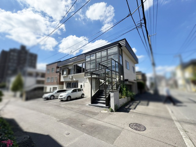 南円山エリア 1階38坪 駐車場5台付 他業種紹介可能物件！ : 南円山エリアの1階路面店！